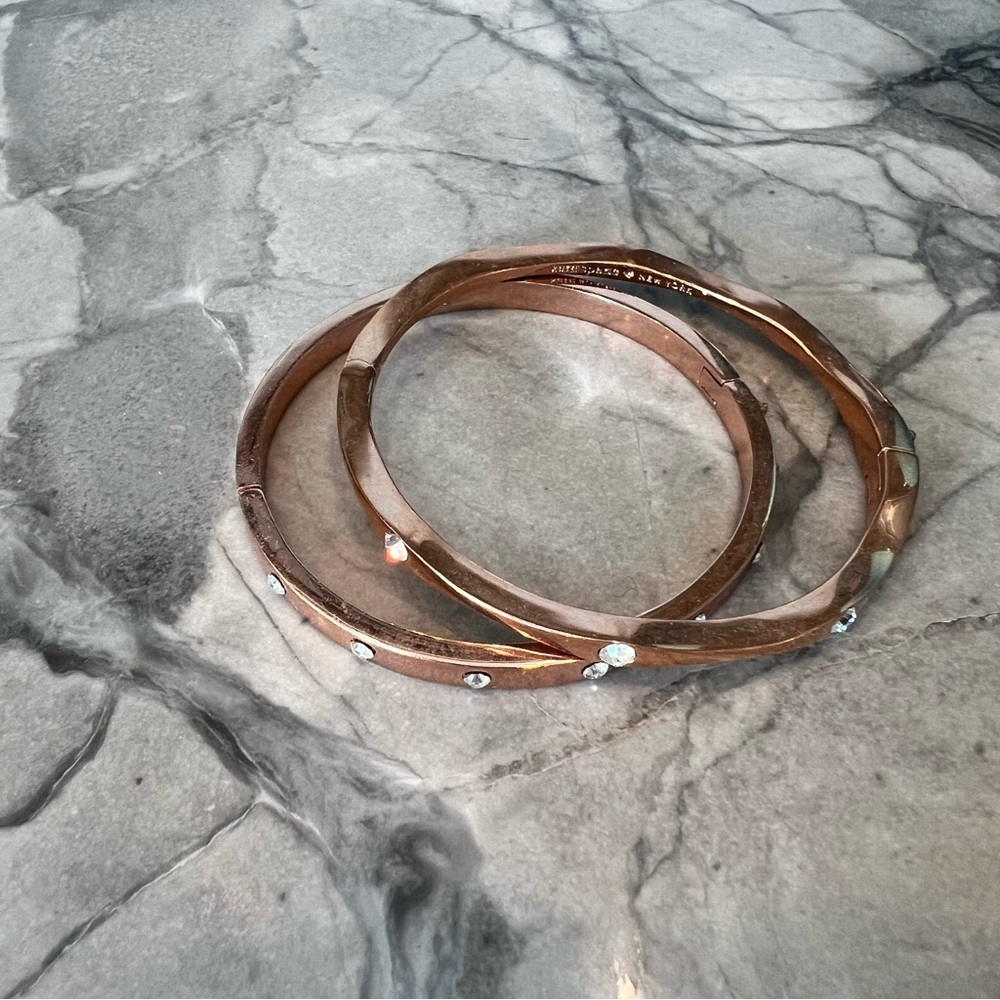 Kate Spade Rose Gold Bangles